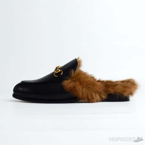 Gucci Princetown furr Loafers